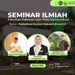 FDIK UIN Syahada Padangsidimpuan Laksanakan Seminar Nasional Penguatan Digital Konten Dakwah di Era 5.0