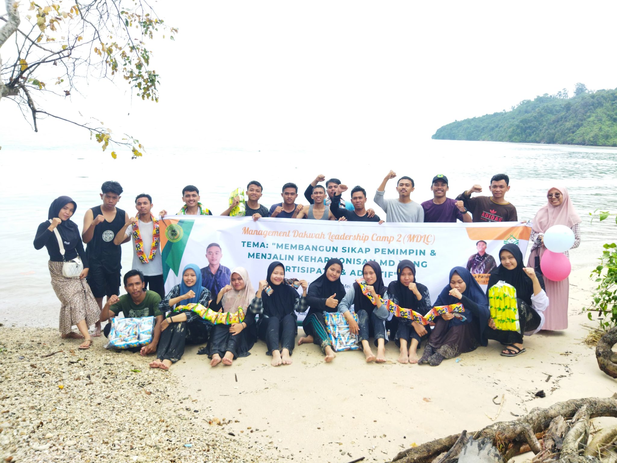 Kegiatan Manajemen Dakwah Leadership Camp (MDLC) II Berlangsung Sukses di Batu Gajah-Hajoran
