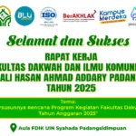 Fakultas Dakwah dan Ilmu Komunikasi Gelar Rapat Kerja Tahun 2025