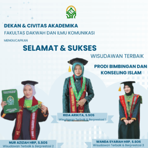 Mahasiswa Bimbingan dan Konseling Islam Raih Predikat Wisudawan Terbaik dan Berprestasi dalam Wisuda ke-52