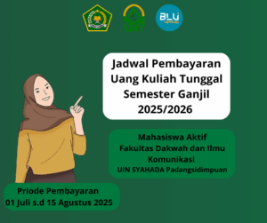 Informasi Resmi Pembayaran UKT Mahasiswa Aktif Fakultas Dakwah dan Ilmu Komunikasi – Semester Ganjil 2025/2026. Wajib Tahu!