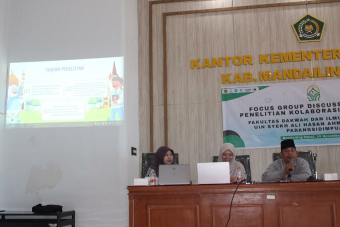 FGD Penelitian Kolaboratif Prodi KPI Bahas Harmoni Antarumat Beragama di Mandailing Natal
