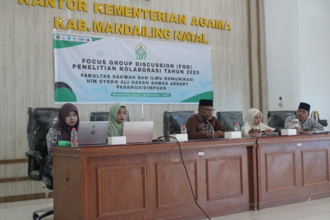 Prodi Manajemen Dakwah Gelar FGD Penelitian Kolaboratif Bahas Indeks Kerukunan Umat Beragama di Mandailing Natal