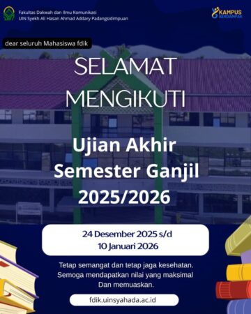 FDIK UIN Syahada Padangsidimpuan Gelar Ujian Akhir Semester Ganjil TA 2025/2026 Secara Tatap Muka