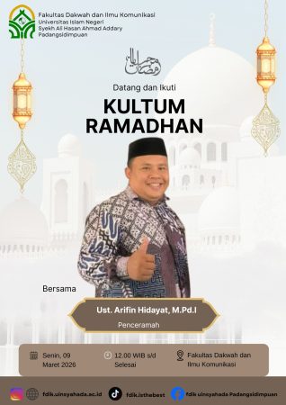 FDIK UIN Syahada Gelar Kultum Ramadhan, Hadirkan Ust. Arifin Hidayat sebagai Penceramah