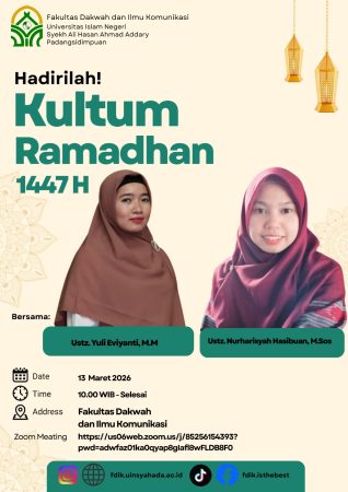 FDIK UIN Syahada Gelar Kultum Ramadhan 1447 H, Hadirkan Dua Penceramah Inspiratif