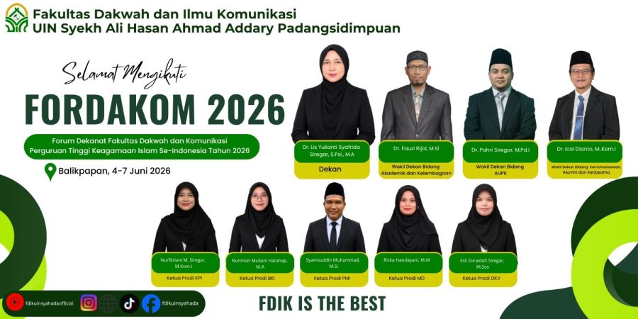 FDIK UIN Syahada Siap Sukseskan FORDAKOM 2026 di Balikpapan